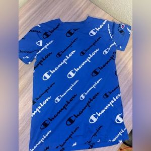 Blue champion shirt